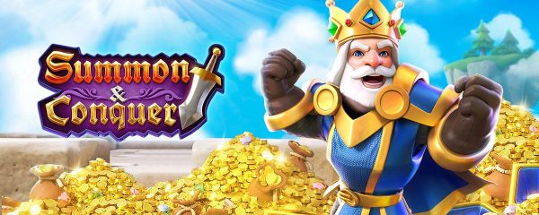 รีวิวเกม ค่าย PGSLOT Summon & Conquer ราชาผู้พิชิต!!!