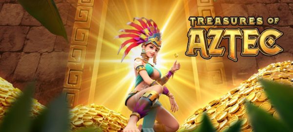 รีวิว PGSLOT Treasures of Aztec สล็อตสาวถ้ำ!!!