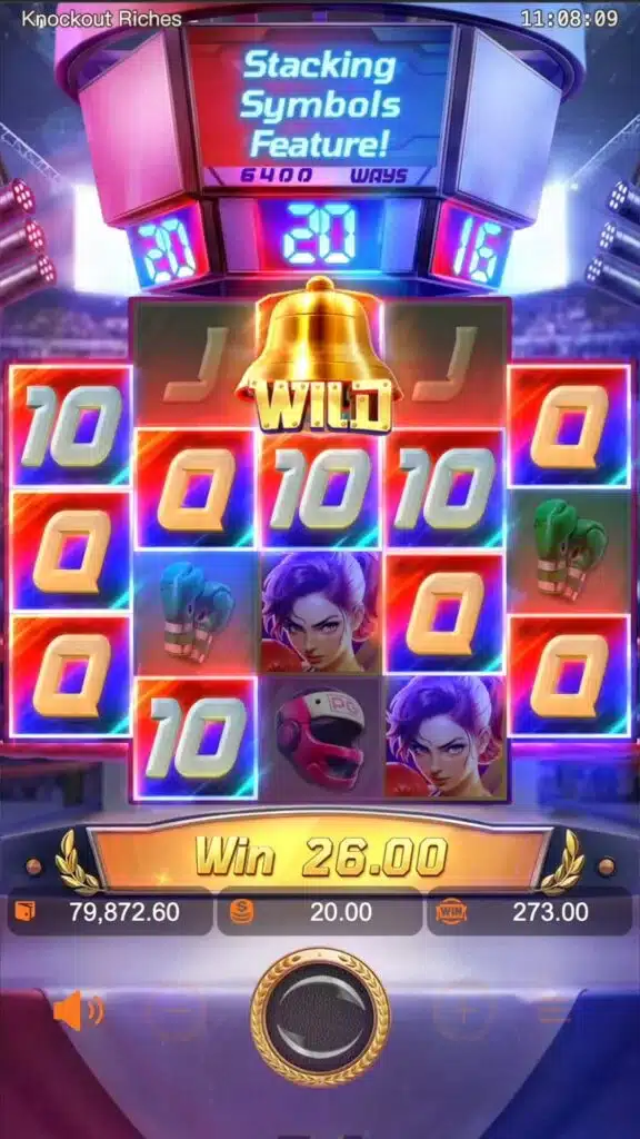 รีวิวสล็อต Knockout Riches เกมสล็อตมาใหม่ PG 3